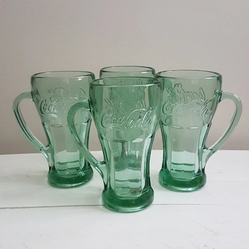 Coca Cola Glass Mug Set - Picture 1 of 4